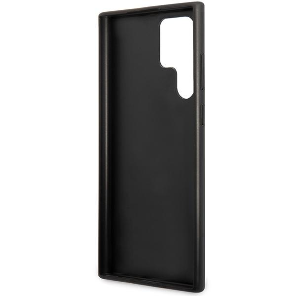 Guess Guhcs23Lg4Gfgr S23 Ultra S918 Szary/Grey Hardcase 4G Metal Gold Logo