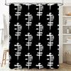 Shower Curtain Nature Landscape Forest Trees Scenic Backdrop for Bathroom Washroom Decor Vintage Rustic Farmhouse Style Artistic