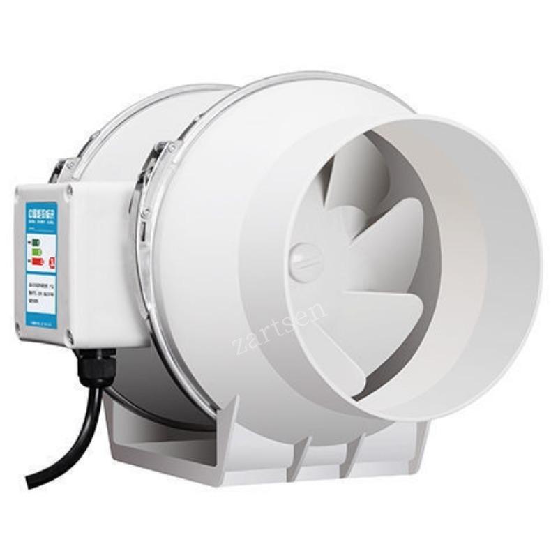 4/5/6 inch 110-220V Exhaust Fan Home Silent Inline Pipe Duct Fan Bathroom Extractor Ventilation Kitchen Toilet Wall Ventilator