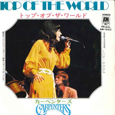 7inch Record CARPENTERS - Top Of The World /Druscilla Penny AM165 A&M 1972 Japan Pop Used