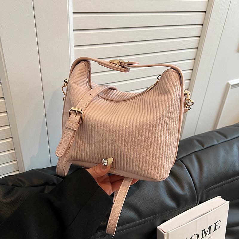 

Женская плиссированная сумка через плечо через плечо розовый