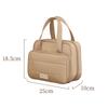 High Capacity Partition Travel Cosmetic Bag Portable Toiletry Organizer Handheld Wash Bag