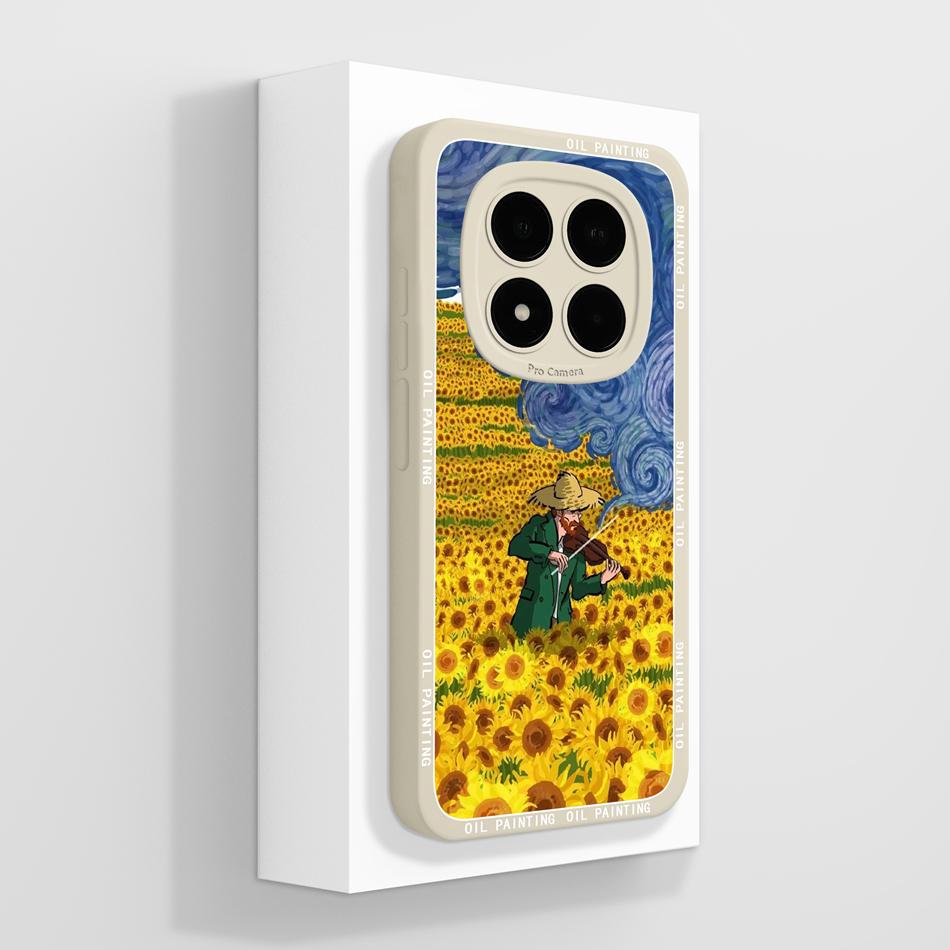 Für Redmi Note 15 Pro Plus Handyhülle Hübsche Blumen Weiches Flüssigsilikon Vollständige Abdeckung Hülle Für Redmi Note15 Stoßfest Funda