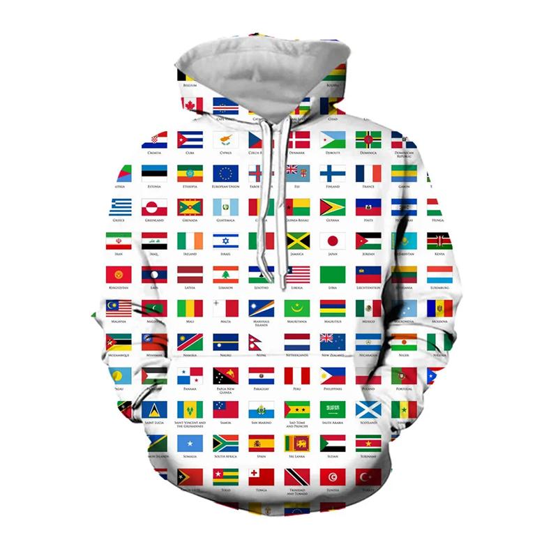 

Свитшоты с флагами стран мира, повседневные толстовки с капюшоном для мужчин, одежда для отдыха, уличная одежда, пуловеры, забавные женские спортивные костюмы, топы S
