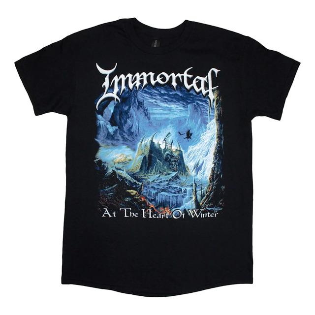 Camiseta Preta Immortal At The Heart Of Winter S