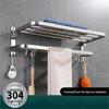 Yili 304 Stainless Steel Foldable Bathroom Towel Rack