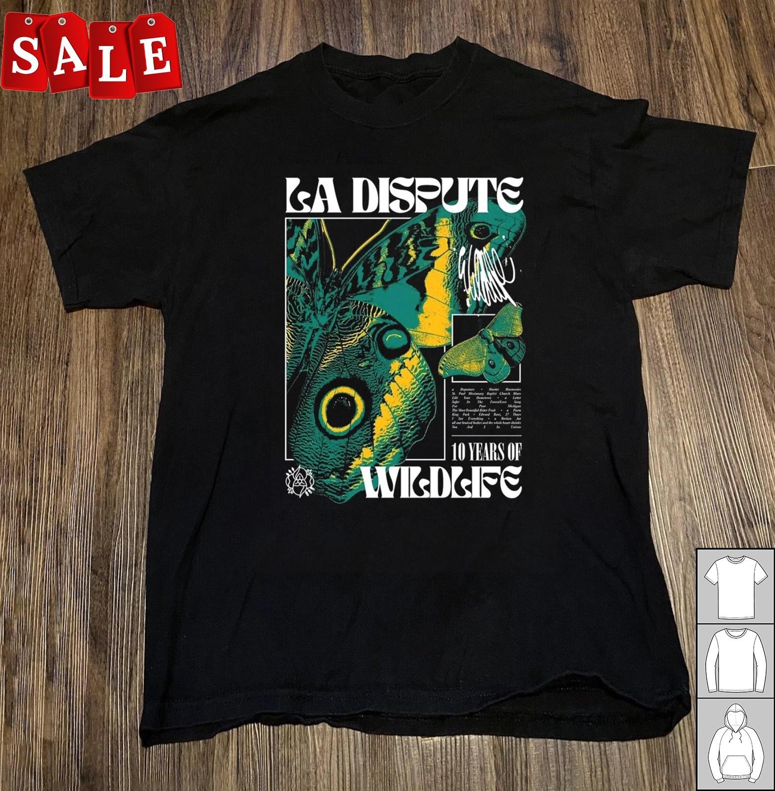 New Popular La Dispute Band Concert Music For Men And Women S-5XL Shirt NH680 XXL