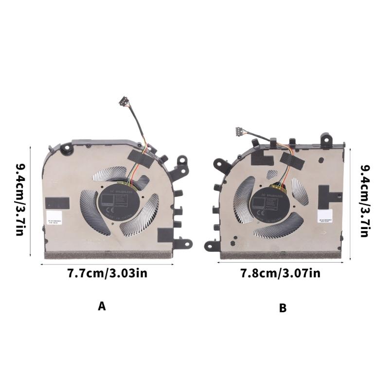 CPU GPU Fan Laptops Cooling Fan DC12V 4Pin 4wires Coolers for 16s IMH9 9 16IMH9 L+R ORG Laptops Part