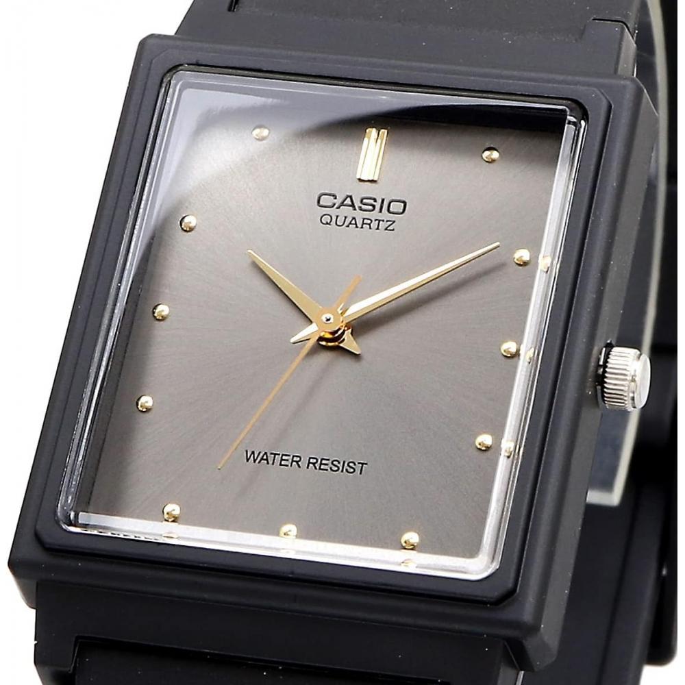 Casio Analog Watch Urethane Belt Rectangular Face Unisex Overseas Model Mq 38 8a