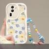 Applicable To Opporeno11/10/9pro Mobile Phone Case R17/15 Full Screen Oil Painting Flower Chain A53/72 Transparent