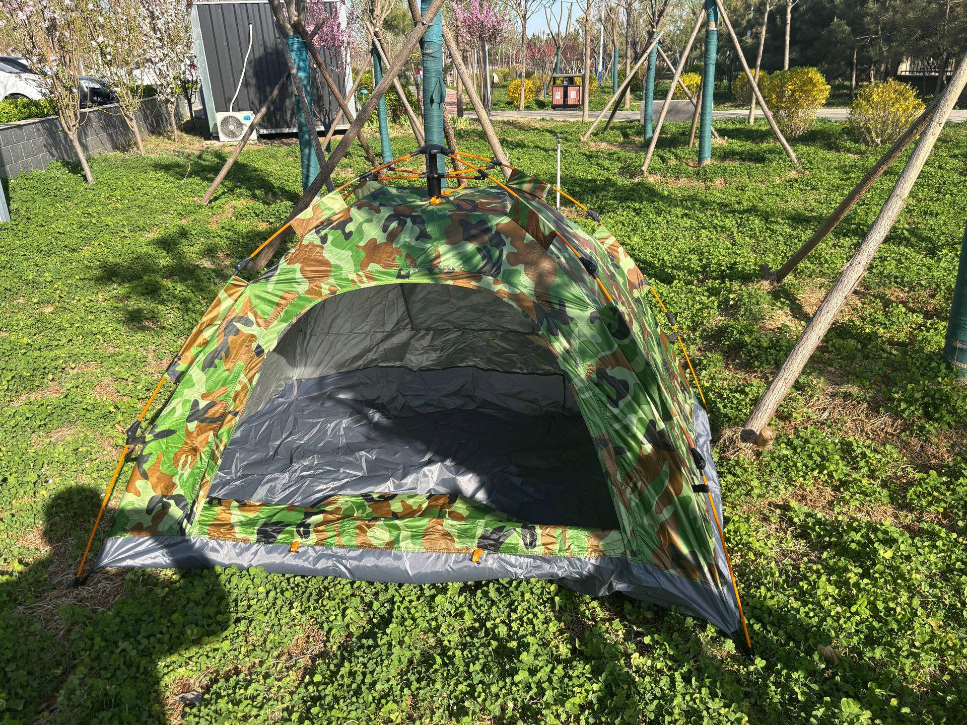 Автоматическая быстрораскладная уличная палатка-тент от солнца для кемпинга и пляжа 3