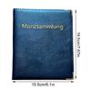 Großkapazitäts Münzsammlungsalbum 480 Taschen Münzsammelalbum Leder Münzsammlung Buch für Sammler