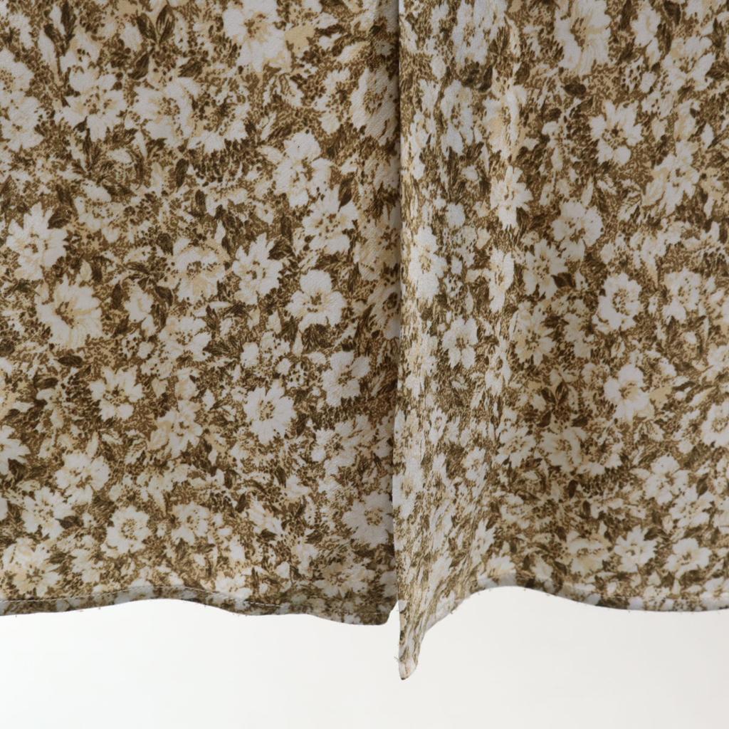 SNIDEL Variety Print Maxi Length Narrow Skirt 1 Beige Women Used