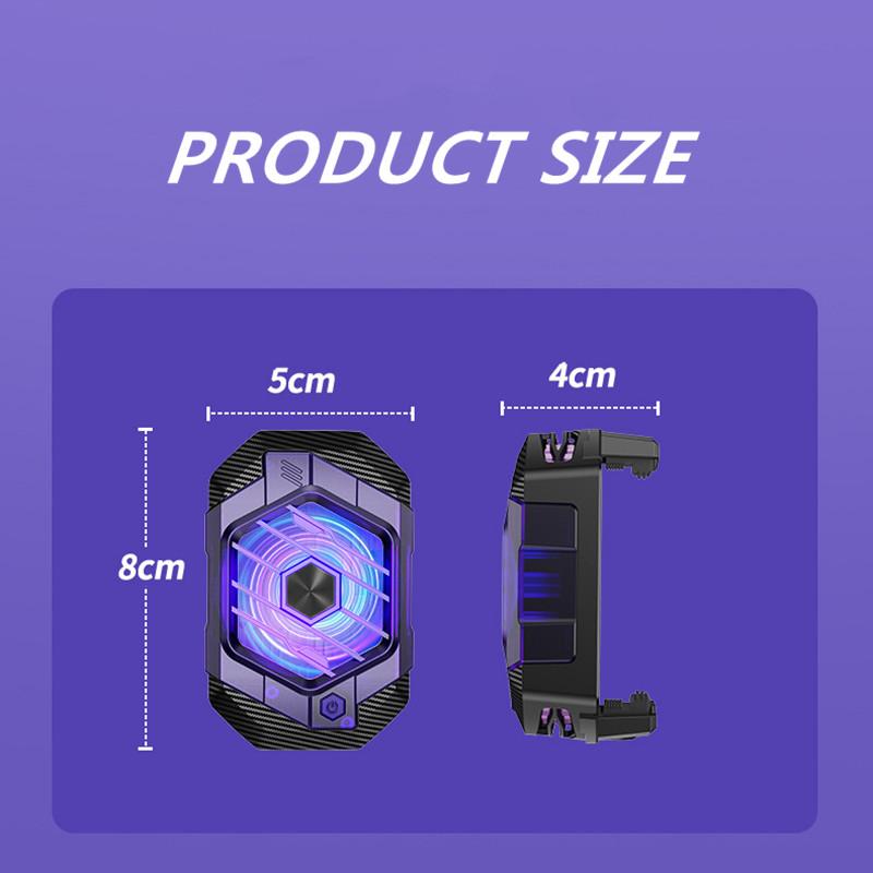 X65 Phone Cooler for IPhone 14 Prp Max Samsung Mute Semiconductor Cooling Fan for PUBG Game Cool Heat Sink for Live Dropship