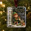 Hanging Christmas Cash Gift Ornament Acrylic Treat Holder Ornament  for Surprise Present