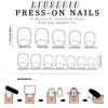 Square Press on Nail 4th of July Fake Nail Independence Day Glues on Nail Patriotic False Nail Full Cover Fake Nail