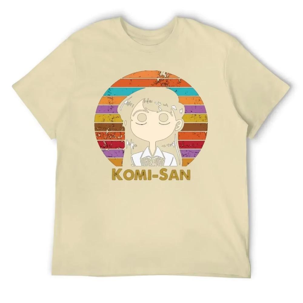 Komi Can T Communicate Komi San Retro KOMI SAN Harajuku T-shirt Campaign Top Tee Classic Humor Graphic Fitness USA Size