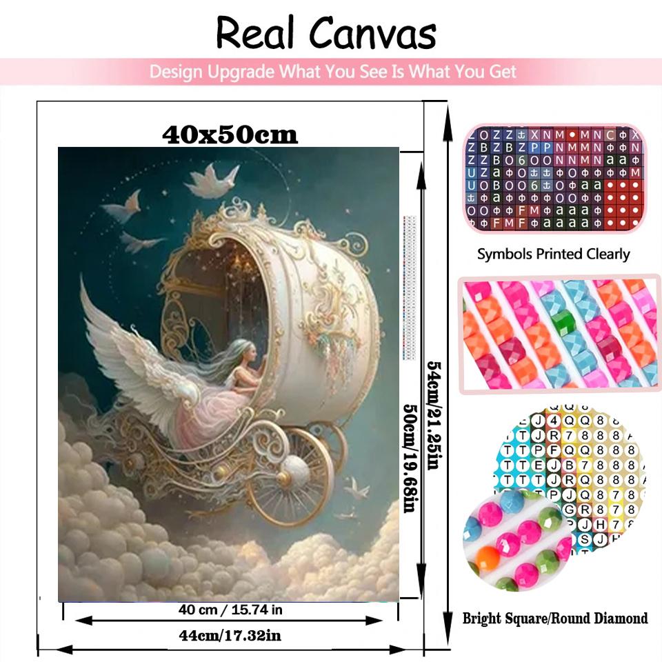 5D DIY Malowanie Diamentowe Wymarzony Kwiat i Trawa Łódź Krajobraz Księżyc Mozaika Krajobraz Haft Krzyżykowy Dekoracja Domu