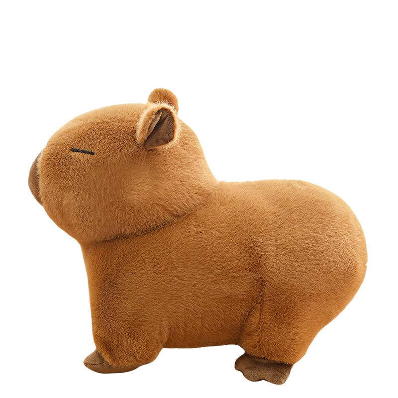 Capybara Plush Toy: Cute Lying Down Capybara Stuffed Animal Pillow - Perfect Birthday Gift Doll