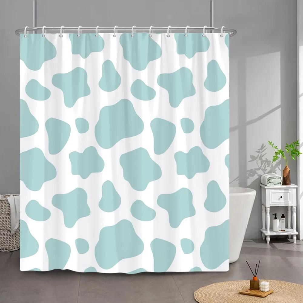 Simple Line Geometric Modelling Shower Curtain Modern Creative Art Home Bath Curtains Polyester Fabric Bathroom Decor With Hooks