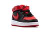 Nike Court Borough Mid 2 Slip Resistant Cushioning Abrasion Resistant Mid Top Skateboard Shoes Black Red CD7784-003