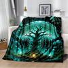 Tree of Life Printed Blanket Flannel Warm Blankets Soft and Comfortable Blanket Bed Linings Cubre Cama Birthday Gift