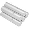 Påfyllningsbar Parfymsprayflaska i Aluminium Bärbar Tom Parfymförstörare 10ml x 5st Silver