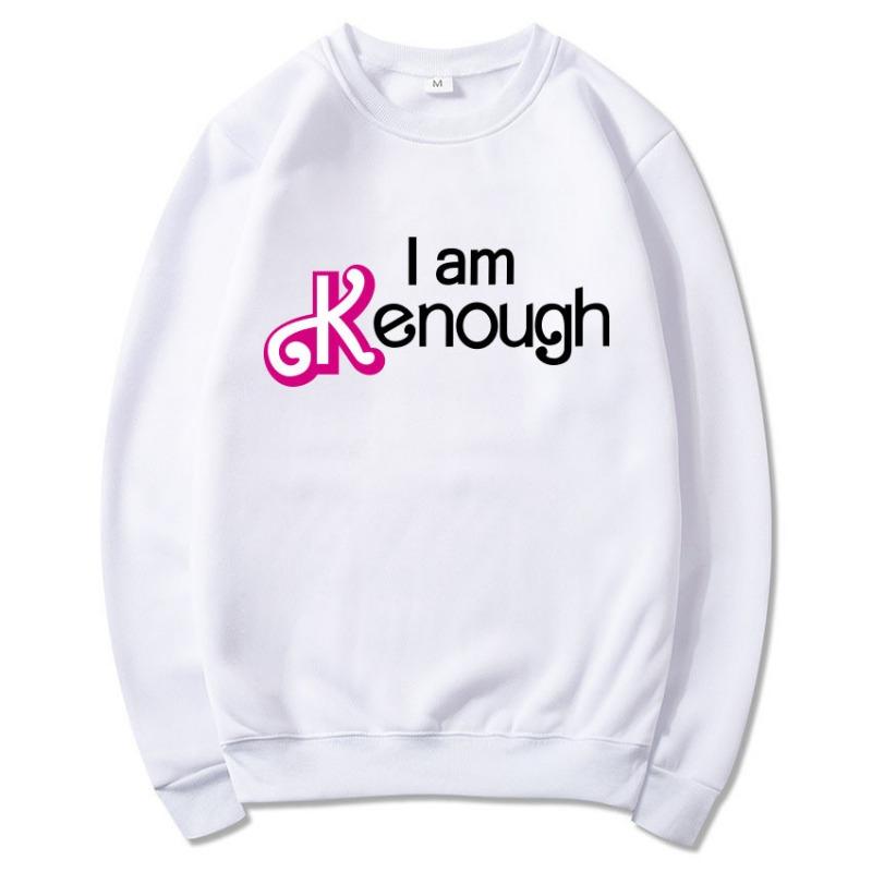 Podzim Zima I AM KENOUGH mikina s kapucí s dopisem pro muže Ženy Módní Volný Dlouhý Rukáv Běžné Top Pulovry a Dlouhé Rukávy Dámské