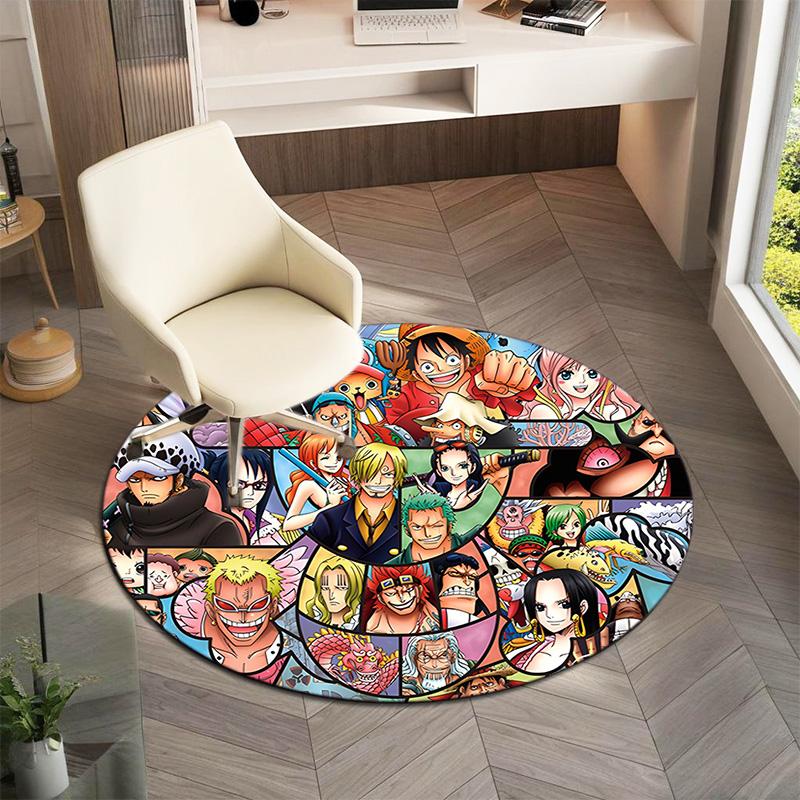 Cute Monkey D. Luffy from the Japanese manga ONE PIECE carpet is soft, home, bedroom, door mat decoration, and non slip carpet E16