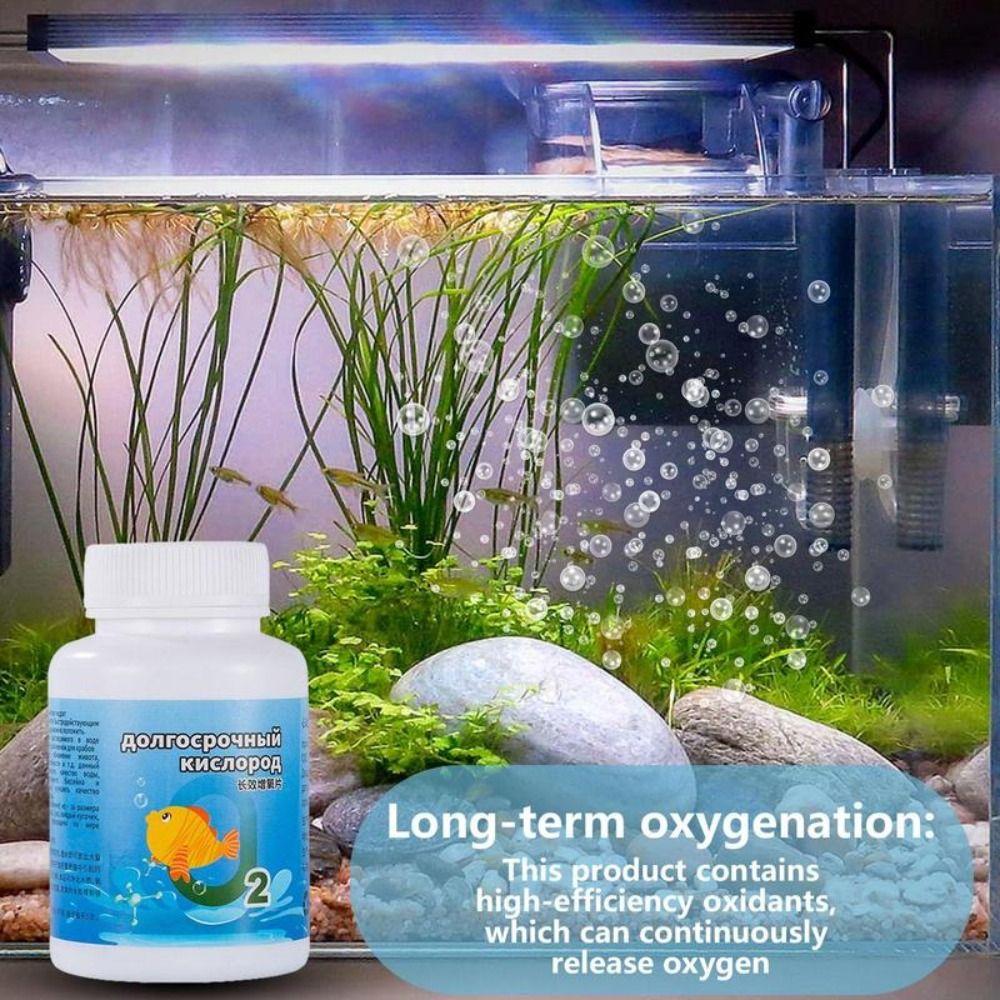 Powerful Aquarium Oxygen Tablets Odor Remover Cleaning Water Purification Tablets Effective Multi Purpose Oxygenation Tool