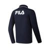 Fila Fitted Comfortable Versatile Knitted Long Sleeve Polo Shirt Men Tops Navy-Blue A11M513224F-NV