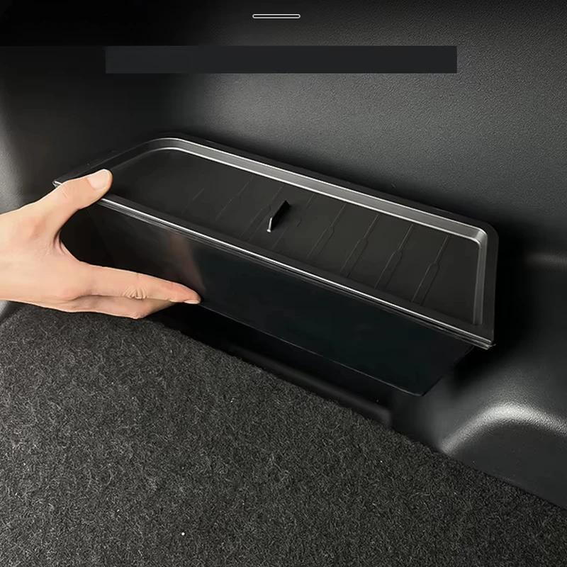 For Chery ICAR 03 Jaecoo J7 2025 2025 Car Styling Rear Trunk Side Cover Storage Box Trunk Hidden Storage Box Auto Accessories
