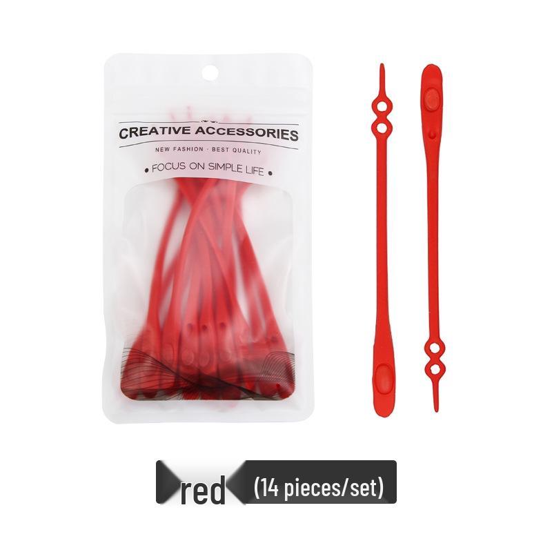 

Универсальные силиконовые шнурки без завязывания для детей и взрослых - Эластичные, прочные и красочные 14cm