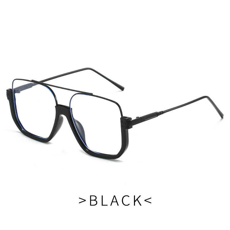 Double Beam Half Frame Metal Sunglasses Women, Large Frame Polygonal Polarized Sunglasses Retro Personalized Sunglasses