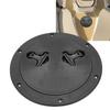Plaque d'Inspection Ronde de Bateau 9 pouces   avec Couvercle Amovible   pour Navires Camping-car