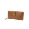 [Dakota] Long Wallet Round Zipper Women's Greige DA-31723-13 9.5 X 19.5 Cm