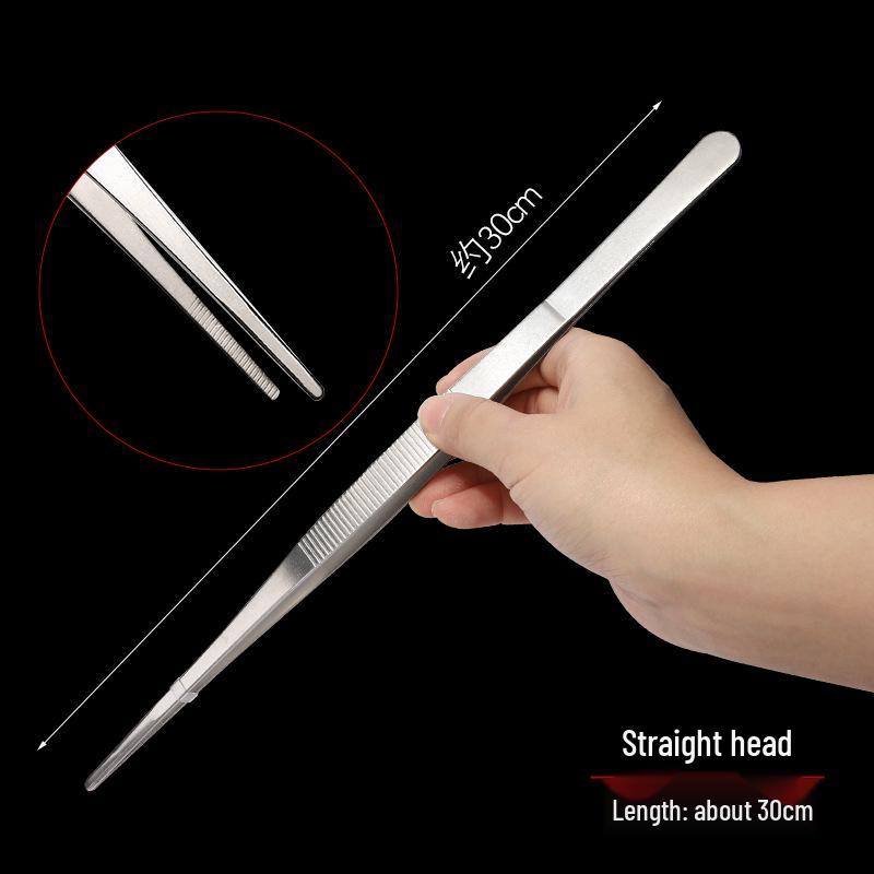 Non-slip Stainless Steel Tweezers for Gardening, Aquariums, and Succulents