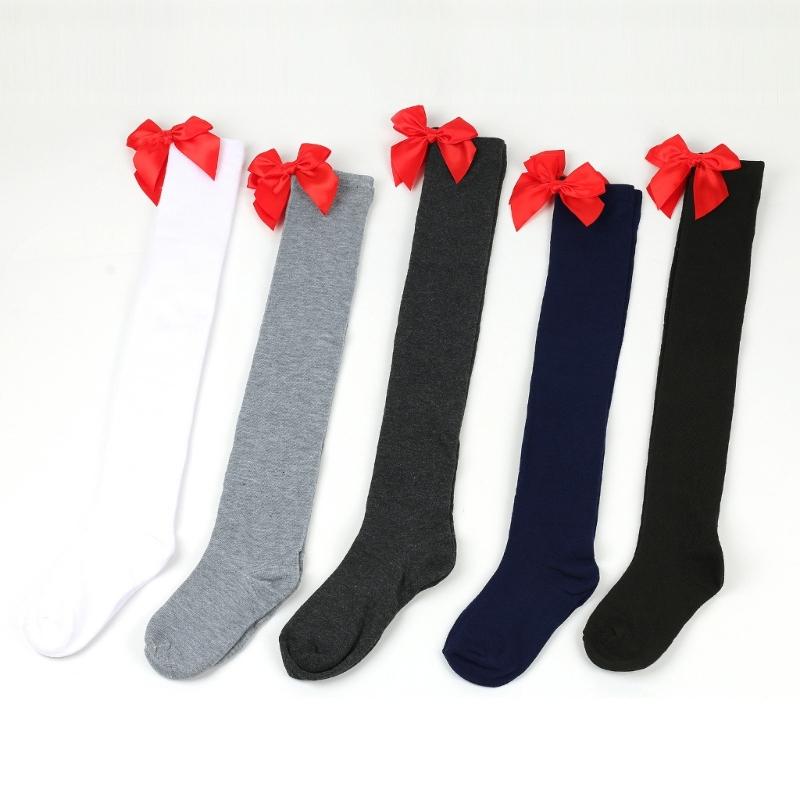 Cute Bow Boot Sock Leg Warmer High Sock for Daily Wear Cosplay Thigh High Sock Over the Knee High Boot Stocking Leg Warm