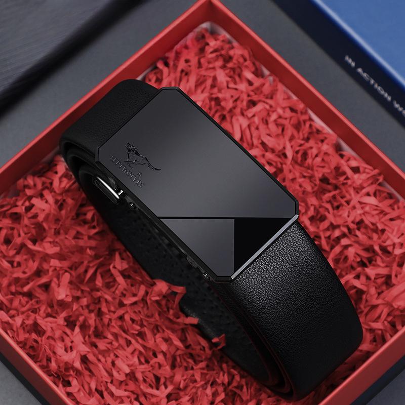 Men's Belt High End Business Automatic Buckle Belt Birthday Gift Belt Exclusive Trousers