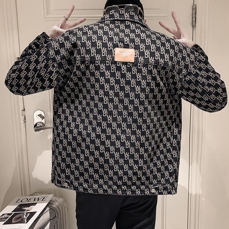 Coat Men's New Trendy Brand High-end Trendy Casual Top Spring and Autumn Jacket