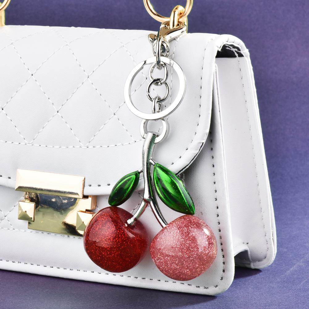 2026 Christmas Cherry Keychain, Gift Set, Spot 24H Shipping Cherry Diamond Keychain