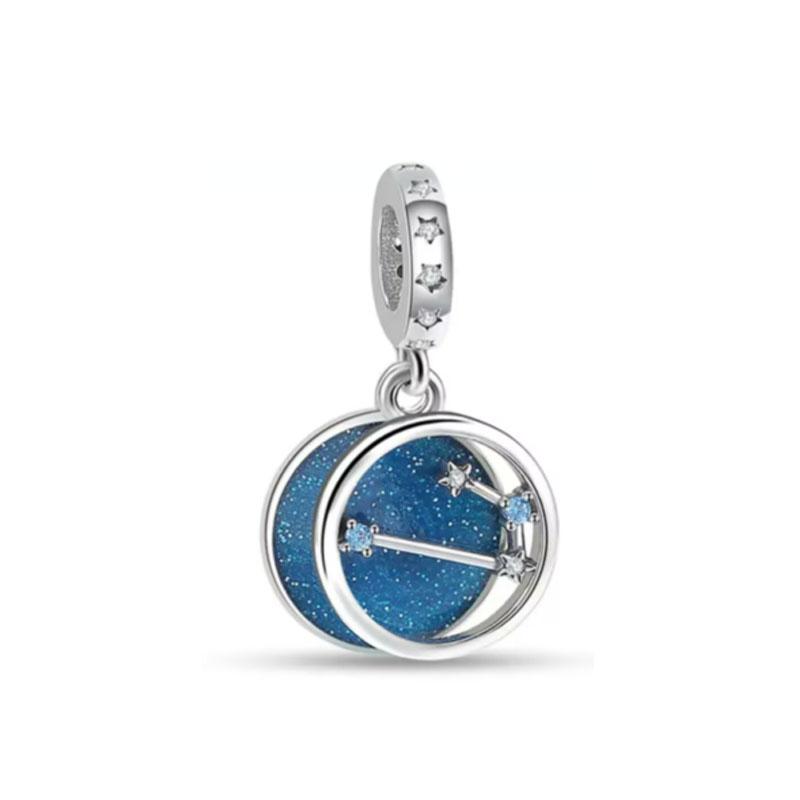 Cute Latest Pendant Copper Craft Letter Twelve Constellations Pendant Original Bracelet Women'S Jewelry Present