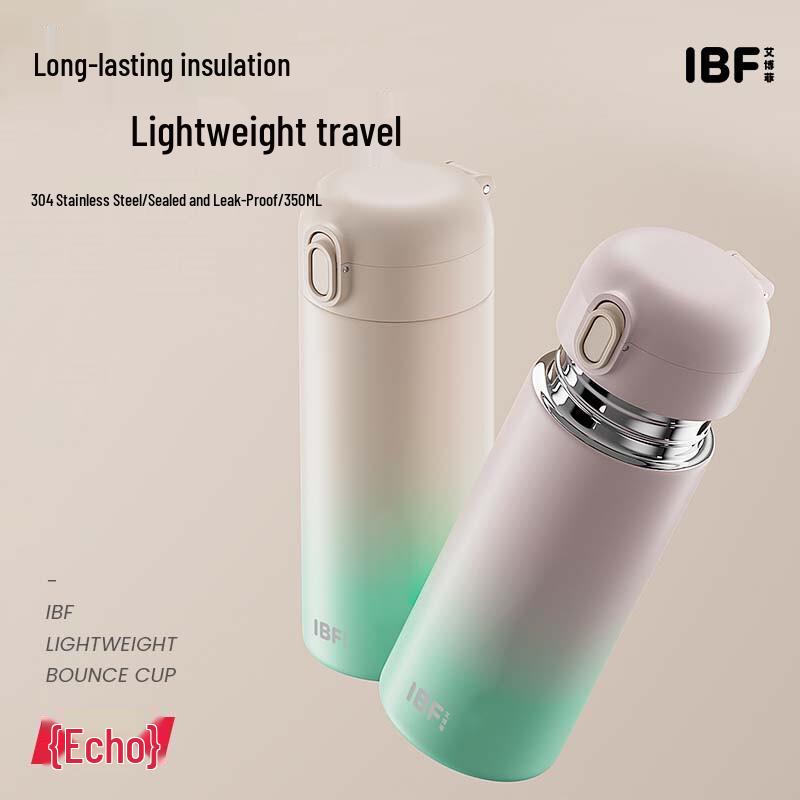 IBF Aike Pop-up Lid Insulated Water Bottle