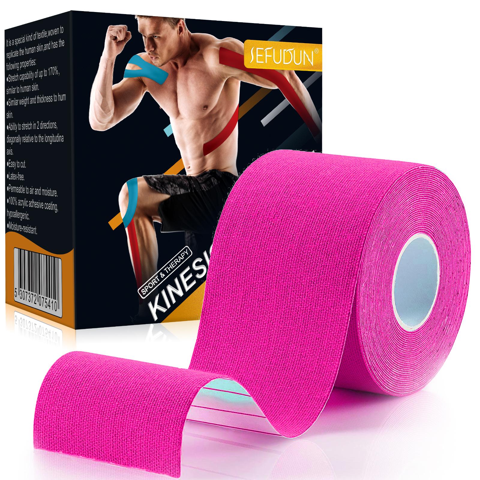 5cm*5 m Waterproof Cotton Elastic Sports Skin Adhesive Kinesiology Muscle Tape Sports Tape