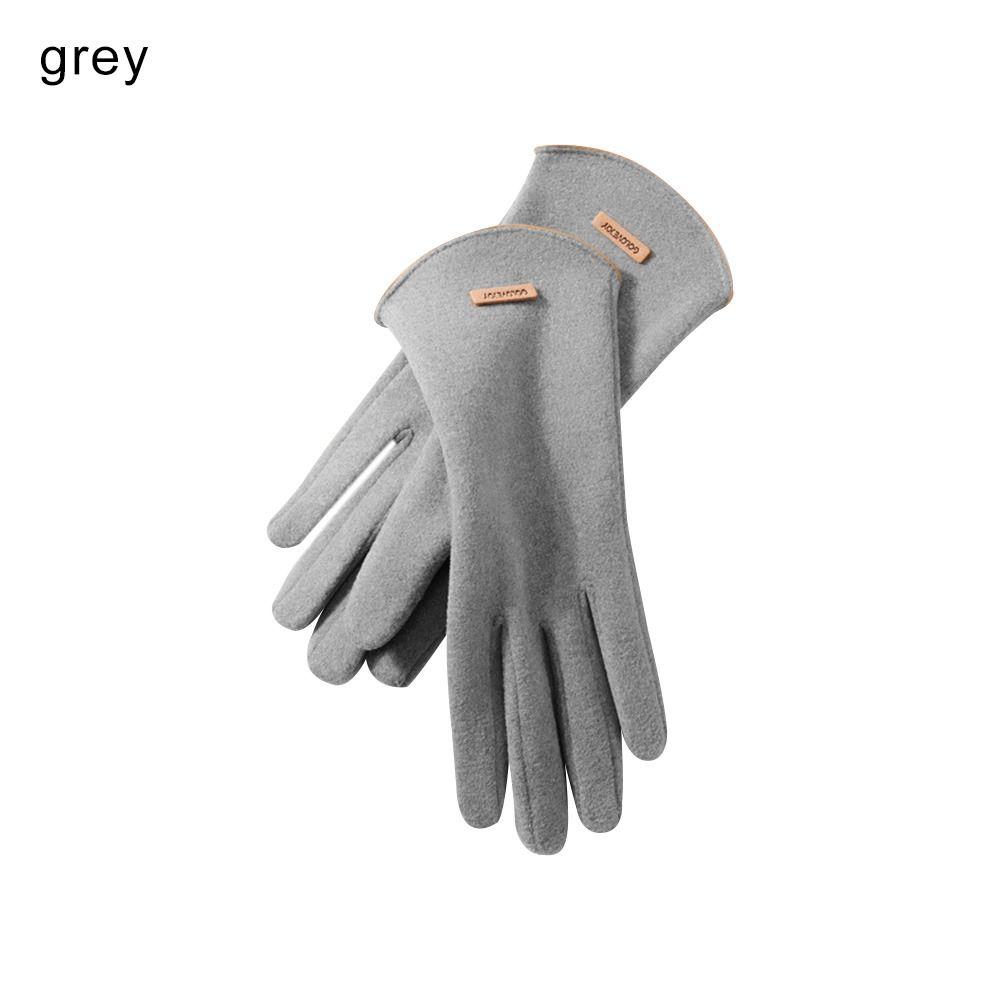 Outdoor Sport German Velvet Cold Proof Mittens Riding Gloves Women Gloves Full Finger Gloves