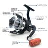 Metal Spinning Fishing Reel with Long-Cast Feature Left Hand Use for Sea Fishing