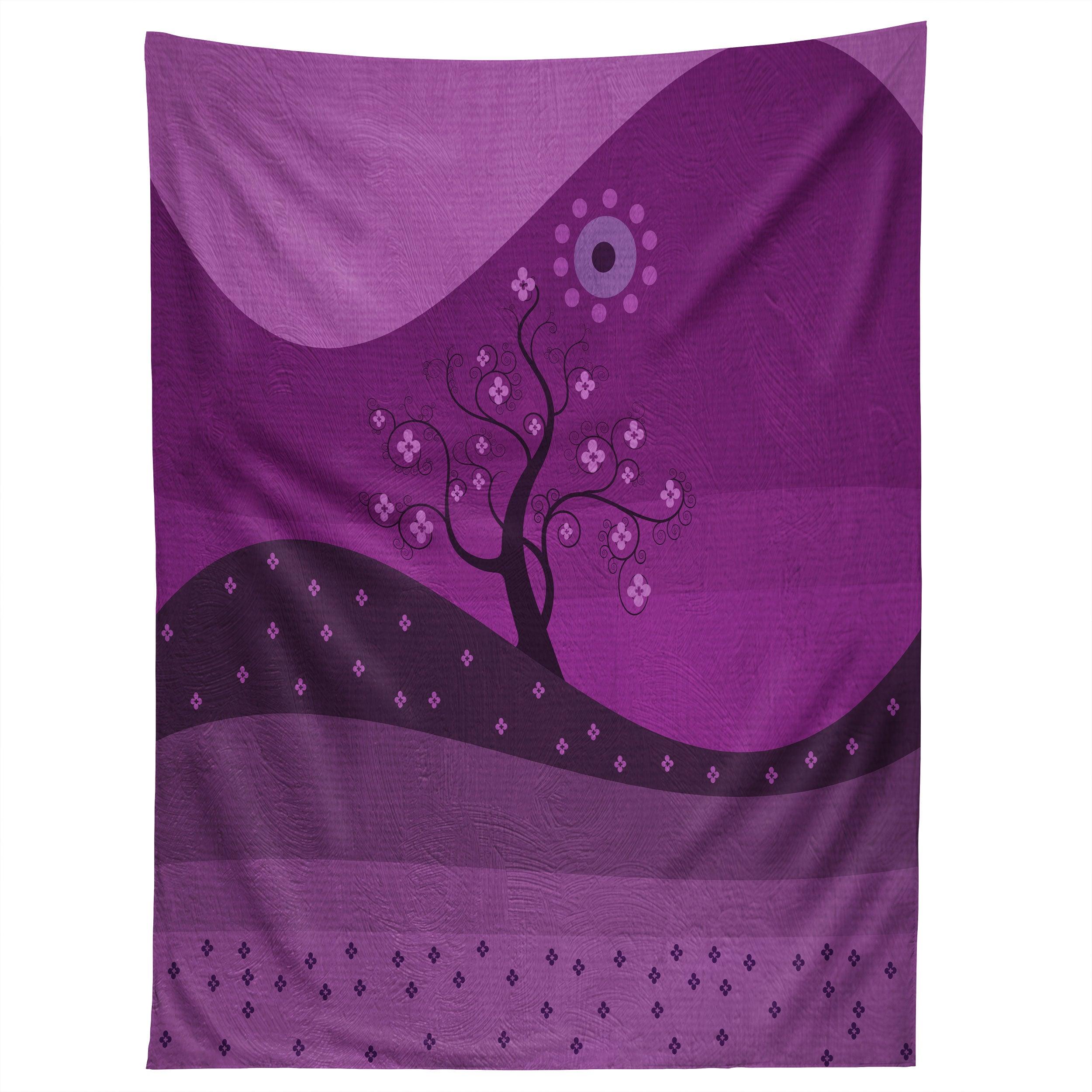RADIANT ORCHID LANDSCAPE tapestry 75x100