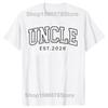 Funny Promoted To Uncle 2026 T-shirts Men Women's Fashion Casual Tshirt 100% Cotton Loose Oversized Father Days T Shirt