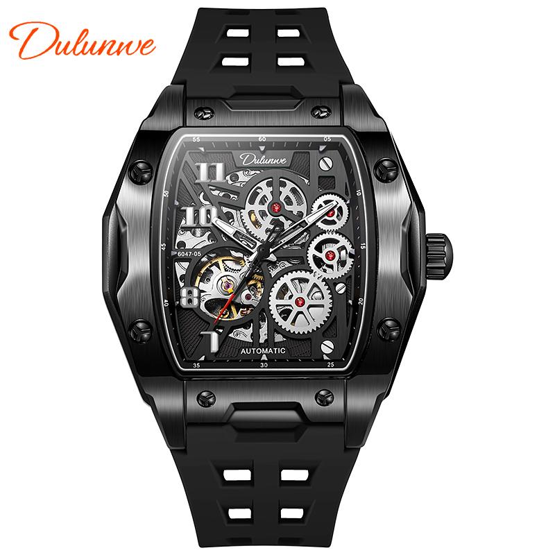 Men's Watches Fashion Skeleton Mechanical Sports Watches Luminous Waterproof Tourbillon Automatic Steel Watches