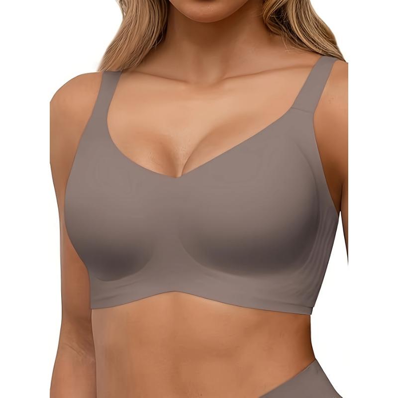 Seamless Naked Feeling, Comfortable Fixed Cup Underwear for Women Anti-sagging Breast-retracting No-wire Bra
